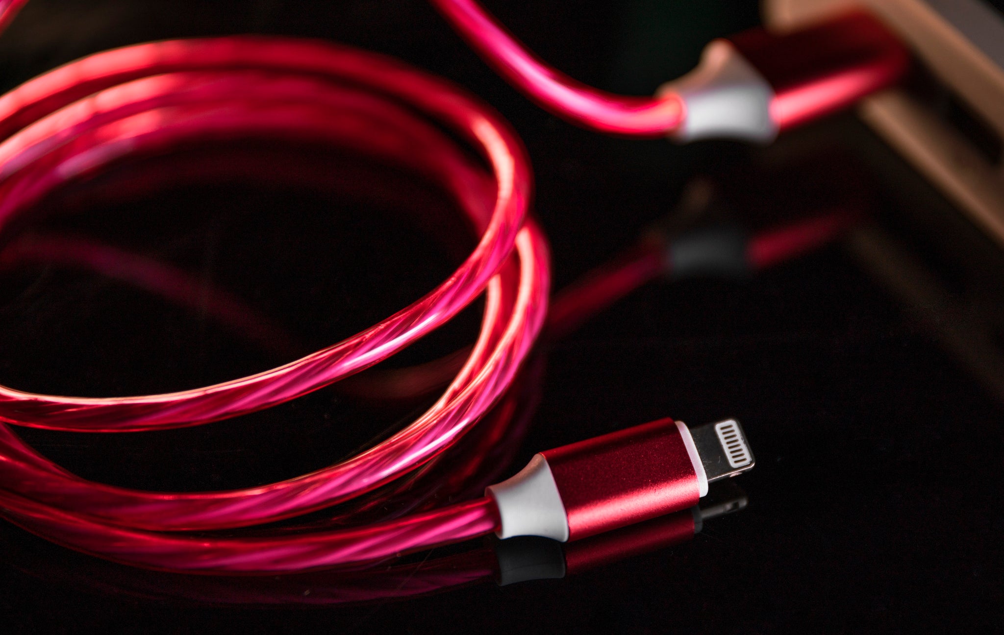 LED USB Cable (Red) - Gemio