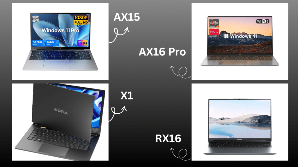 acemagic laptop models overview