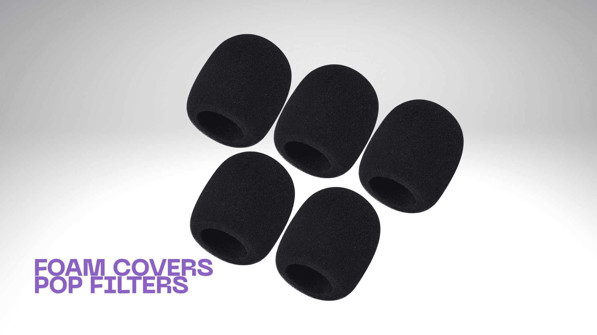 foam covers pop filters