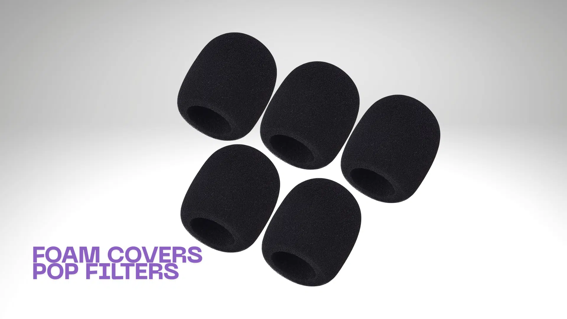 foam covers pop filters