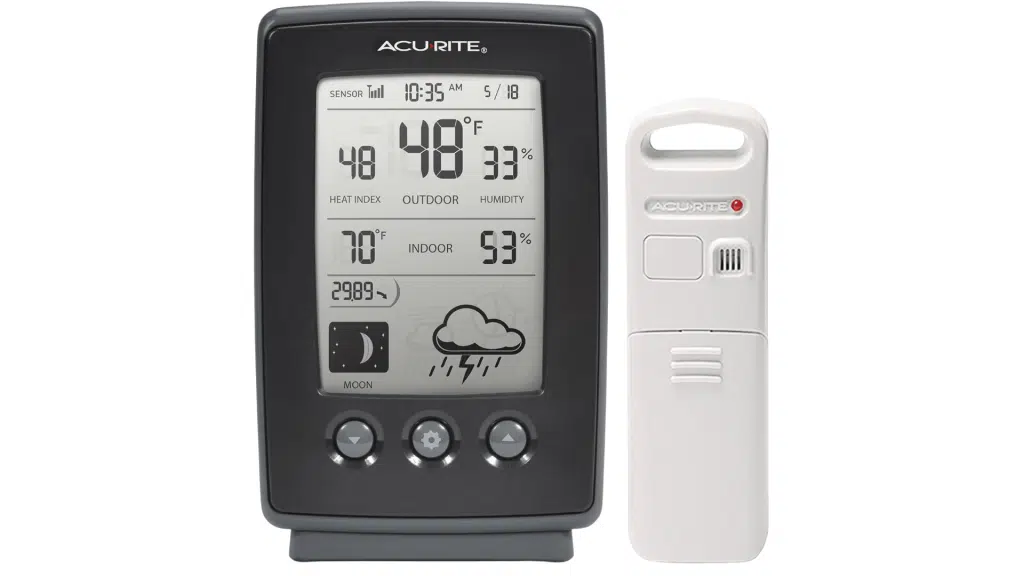 acu rite 00829 indoor outdoor thermometer best indoor outdoor thermometer
