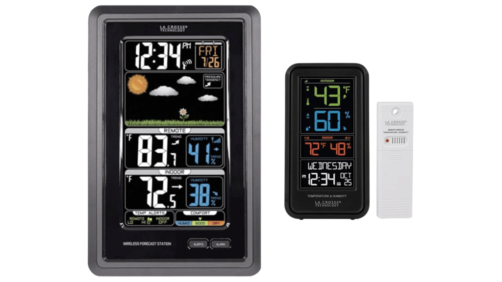 la crosse technology s88907 v2 wireless color weather station best indoor outdoor thermometer