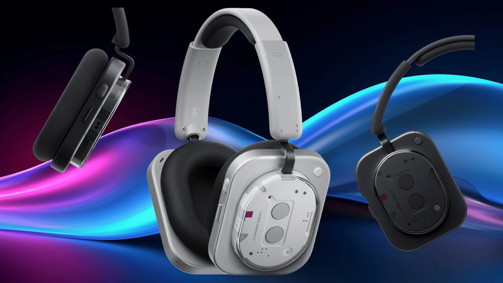 an infographic showing close-ups of headphone controls like the paddle, roller, and button with descriptive labels.