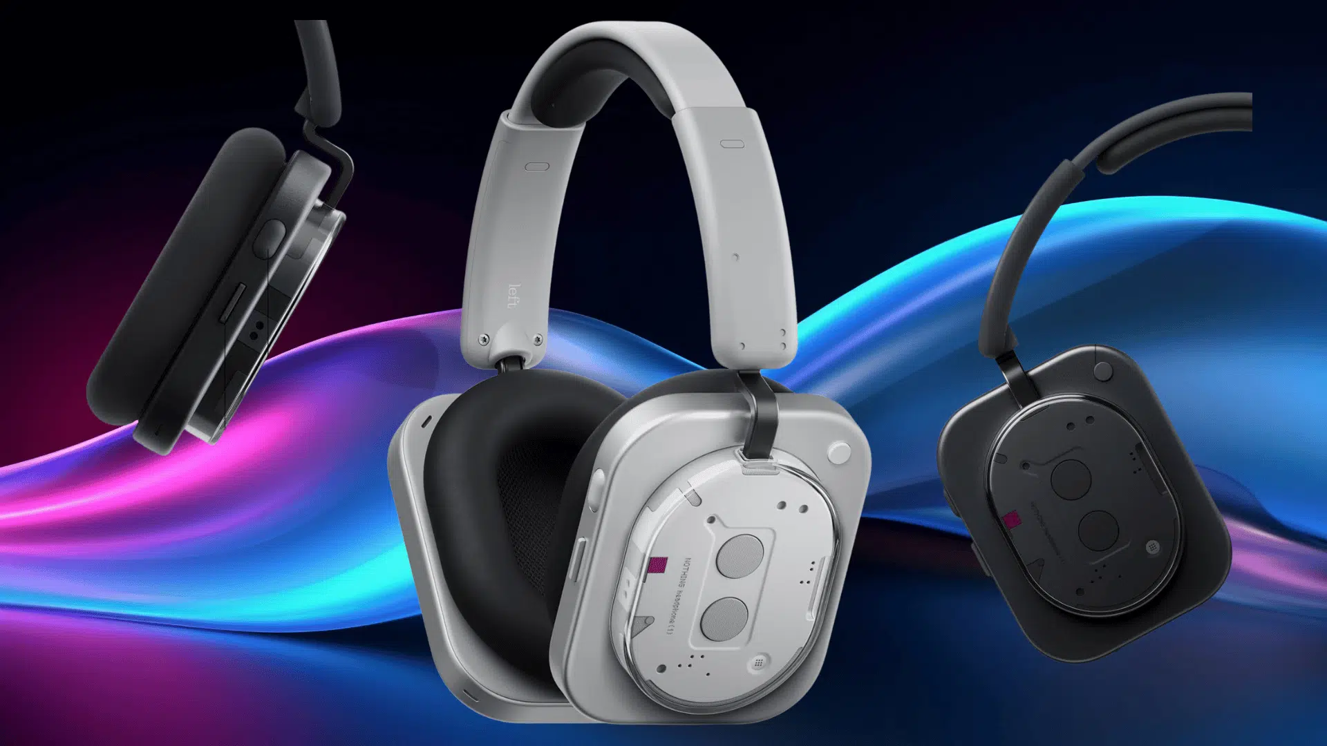 an infographic showing close-ups of headphone controls like the paddle, roller, and button with descriptive labels.