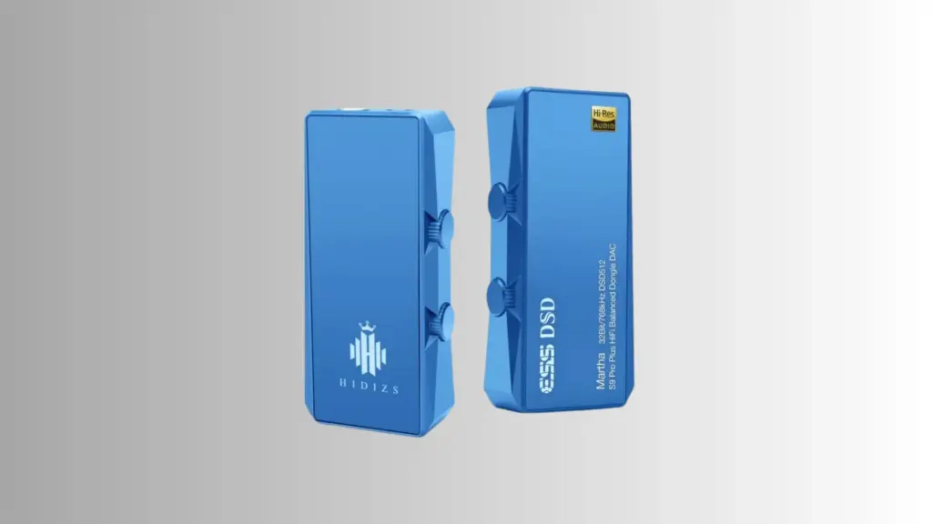 Hidizs S9 Pro portable USB DAC and headphone amplifier with balanced output and compact aluminum design for high-resolution audio listening