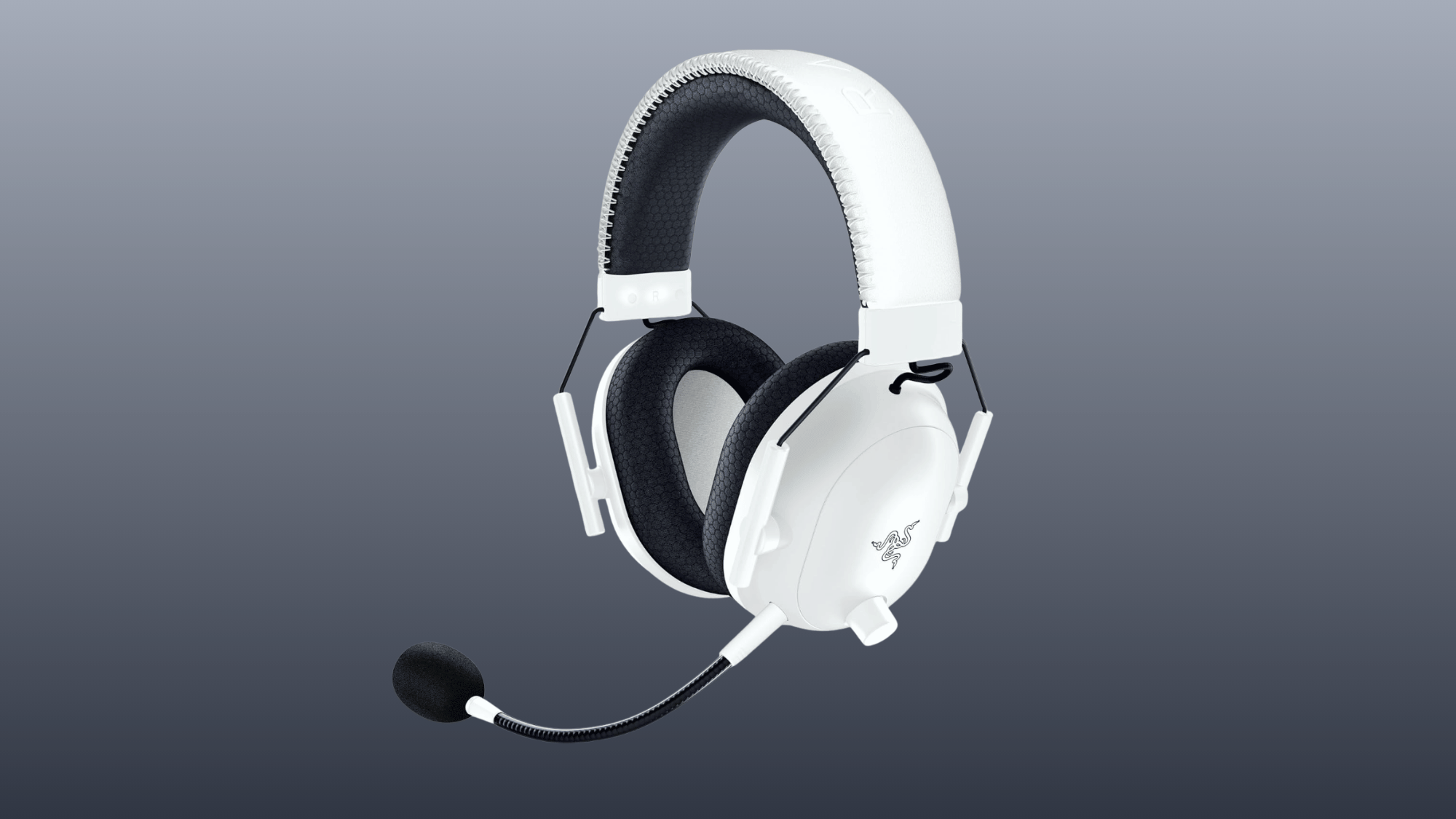 razer blackShark v2 pro gaming headset on plain background