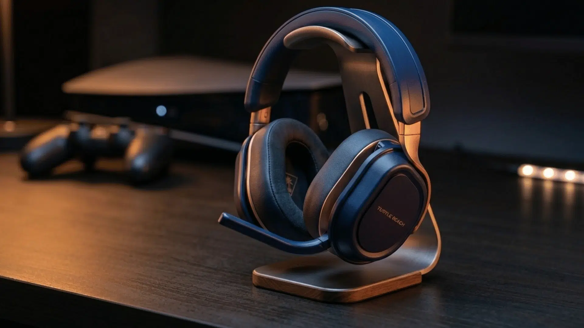 turtle beach wireless gaming headset with long battery design and cushioned comfort fit in minimal setup
