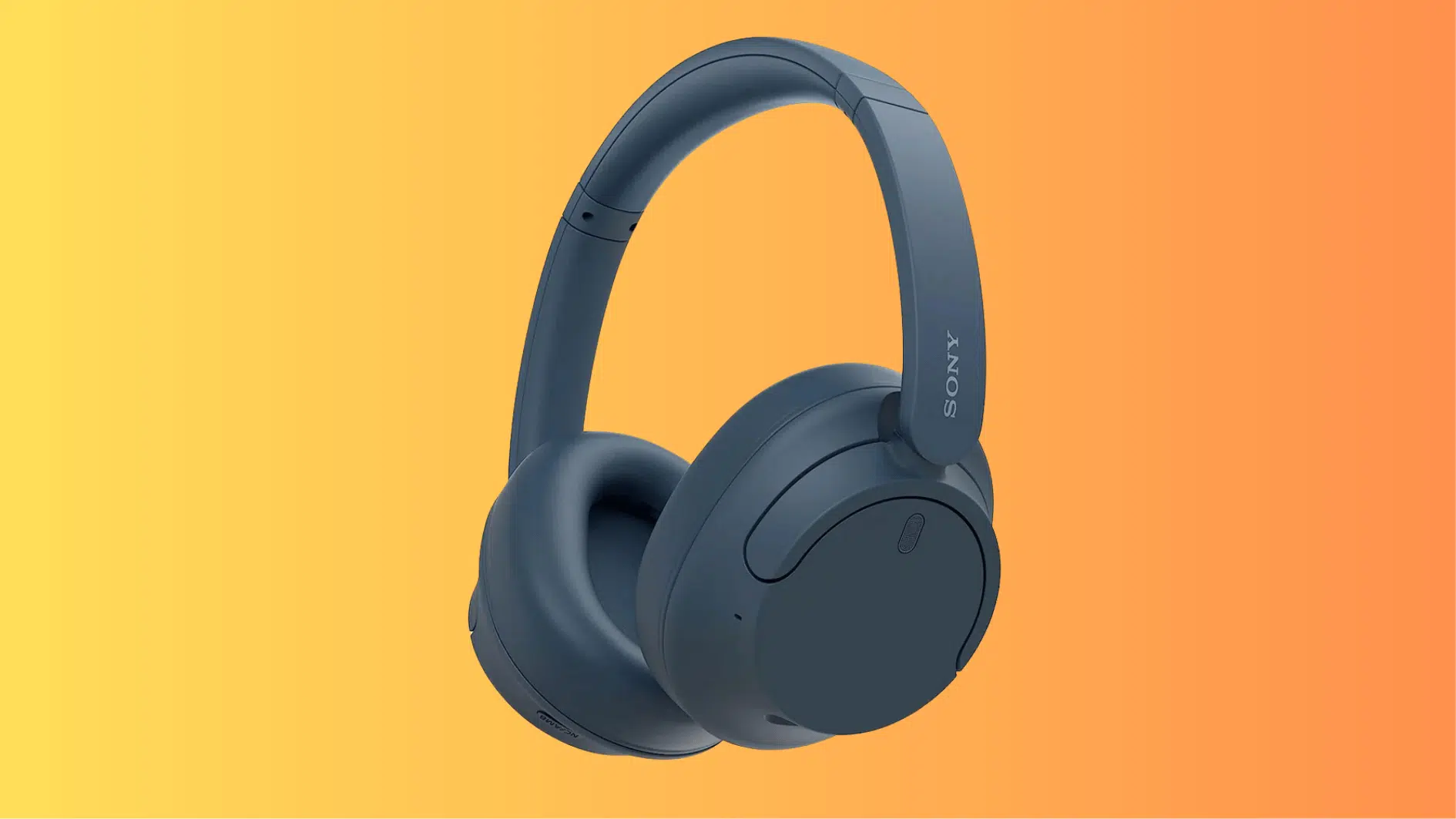 sony wh-ch720n blue wireless noise canceling over-ear headphones product image