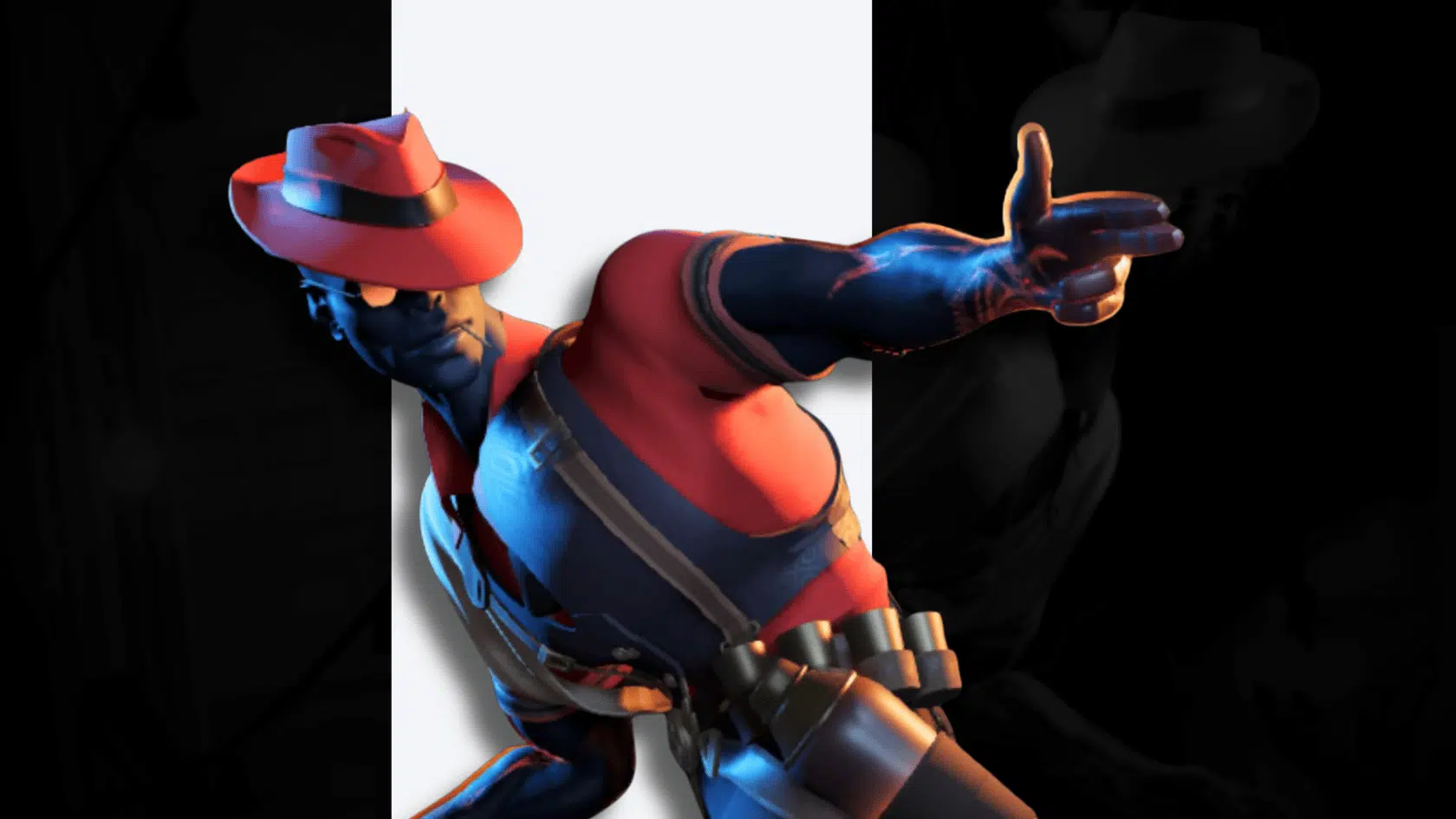 3d style presentation of deadlock character infernus in a detailed game environment presentation