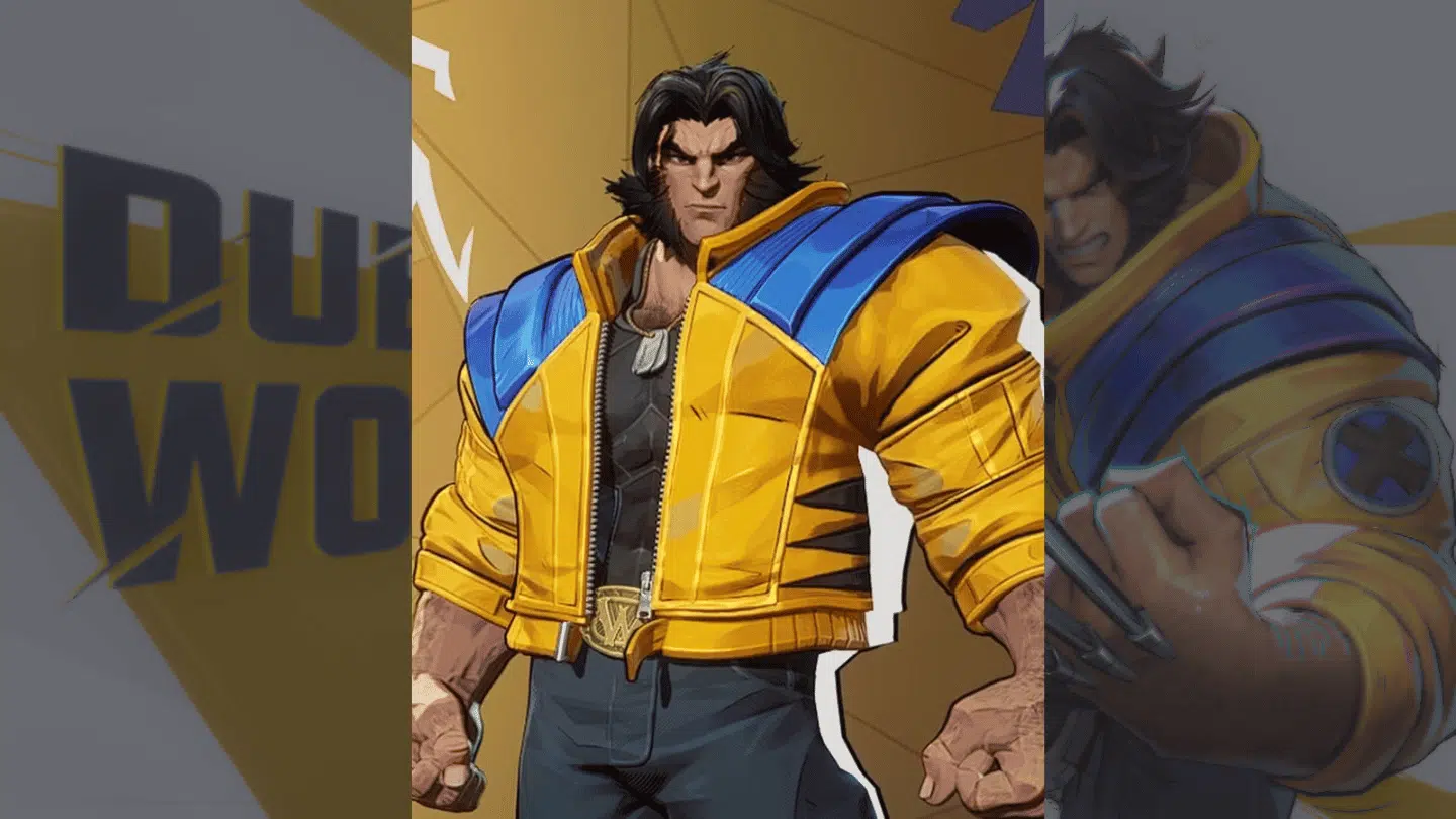 marvel rivals character wolverine character image on a blurred background
