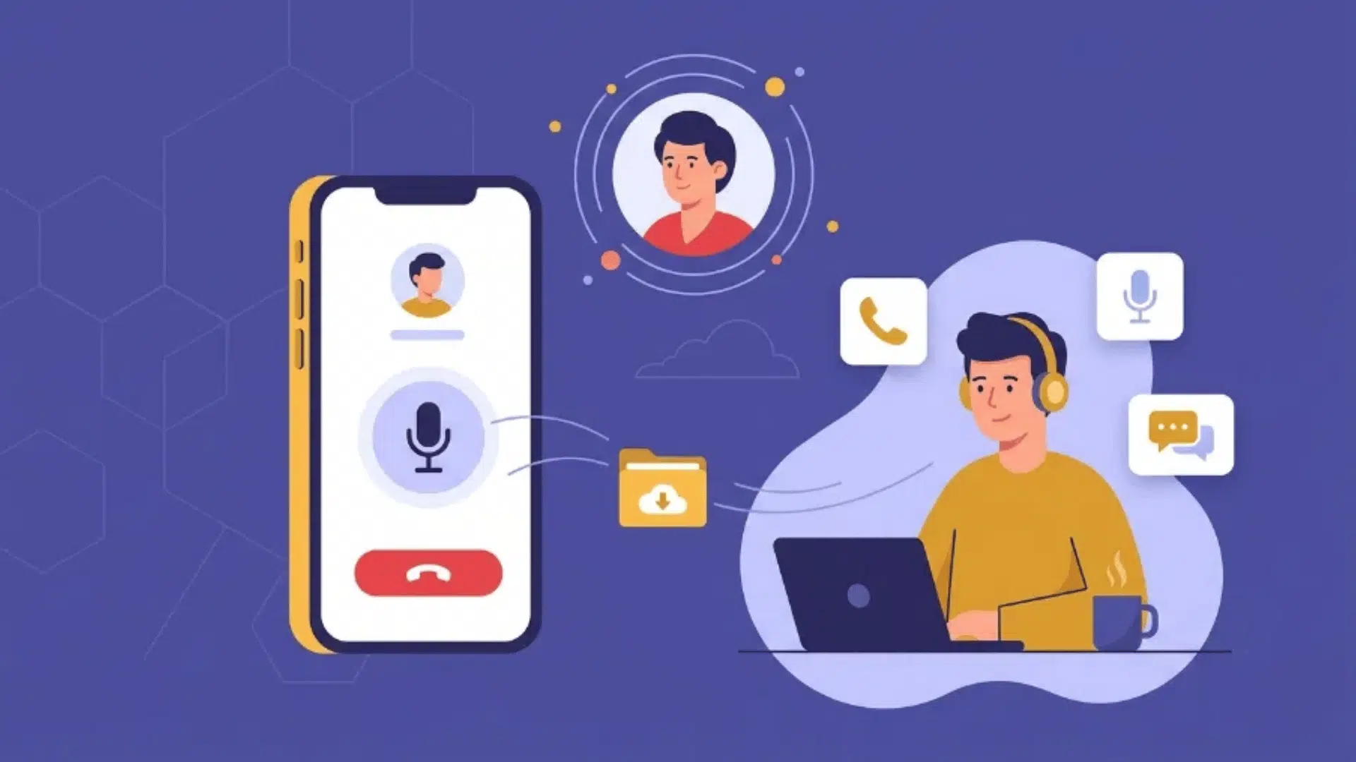 person on a phone call wondering if someone else is secretly listening in on the line