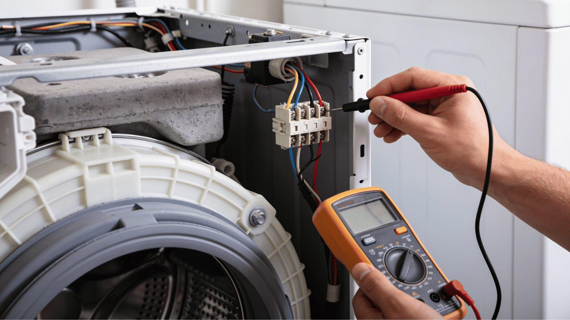 testing dryer thermal fuse with multimeter for samsung dryer not heating problem