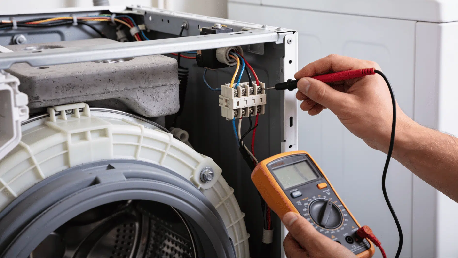 testing dryer thermal fuse with multimeter for samsung dryer not heating problem