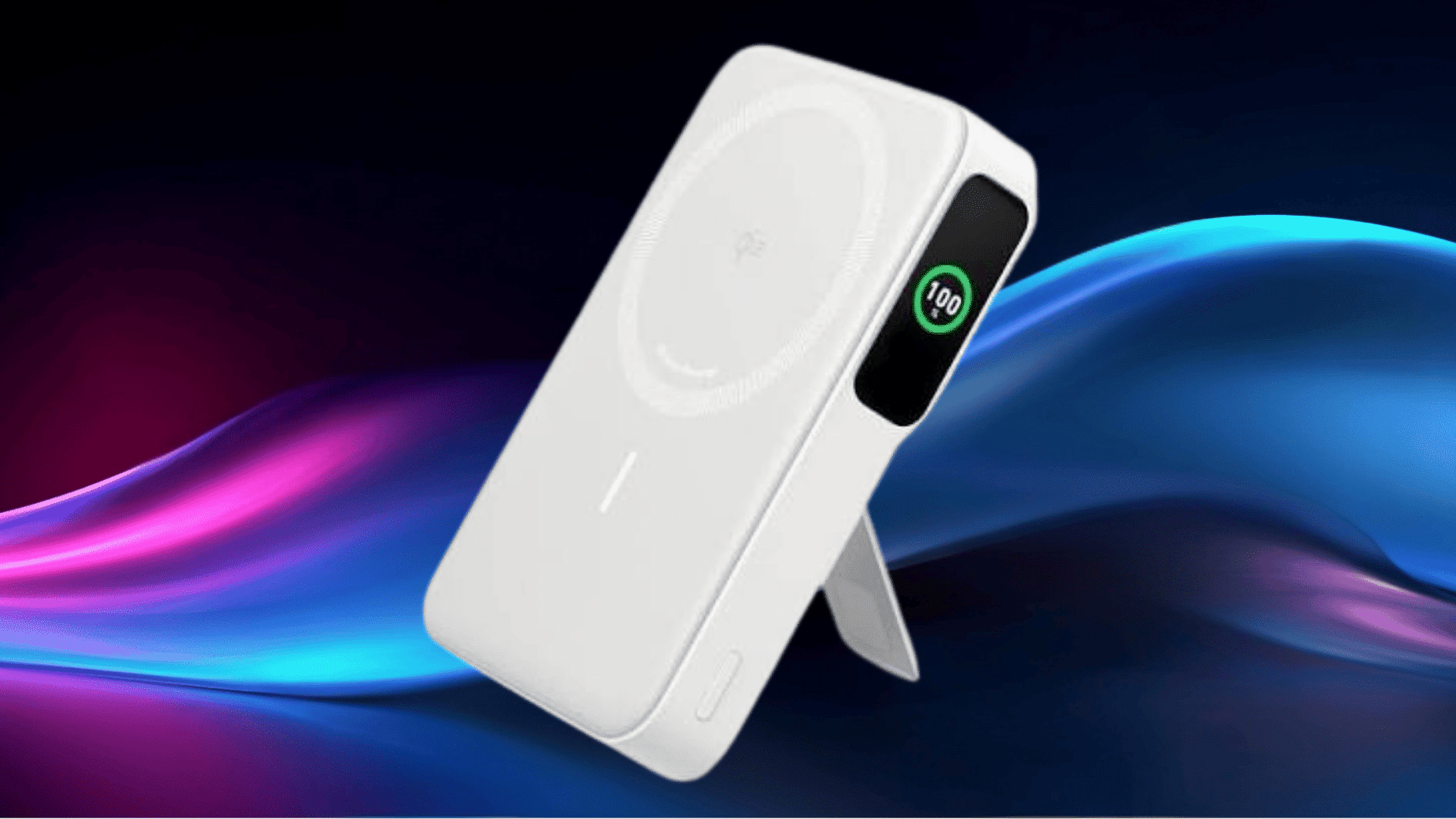 anker magGo power bank with iphone, 10k version, ultra slim