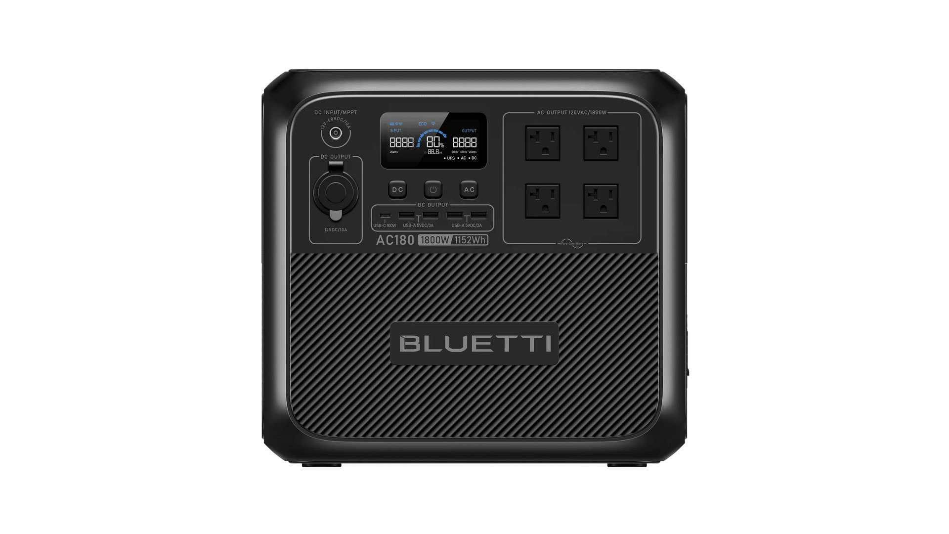 bluetti ac180 portable power station with fast charging and reliable backup power for outdoor use