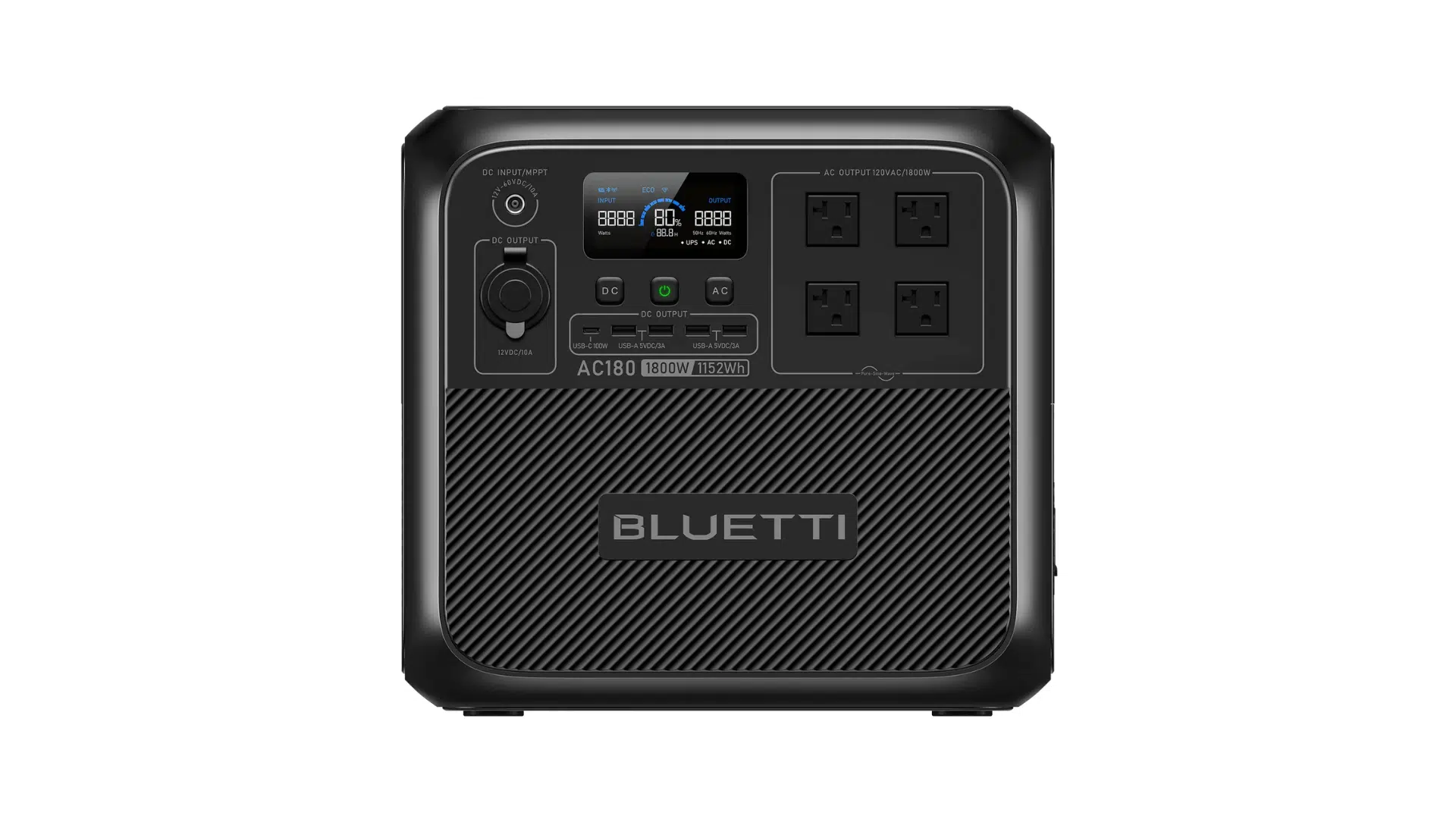 bluetti ac180 portable power station with fast charging and reliable backup power for outdoor use