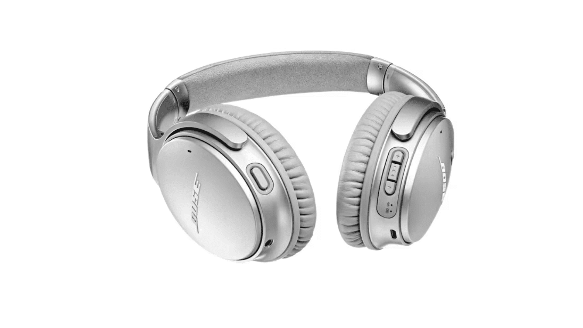 bose qc 35 ii wireless headphones shown with cushioned ear cups and padded headband on a plain white background