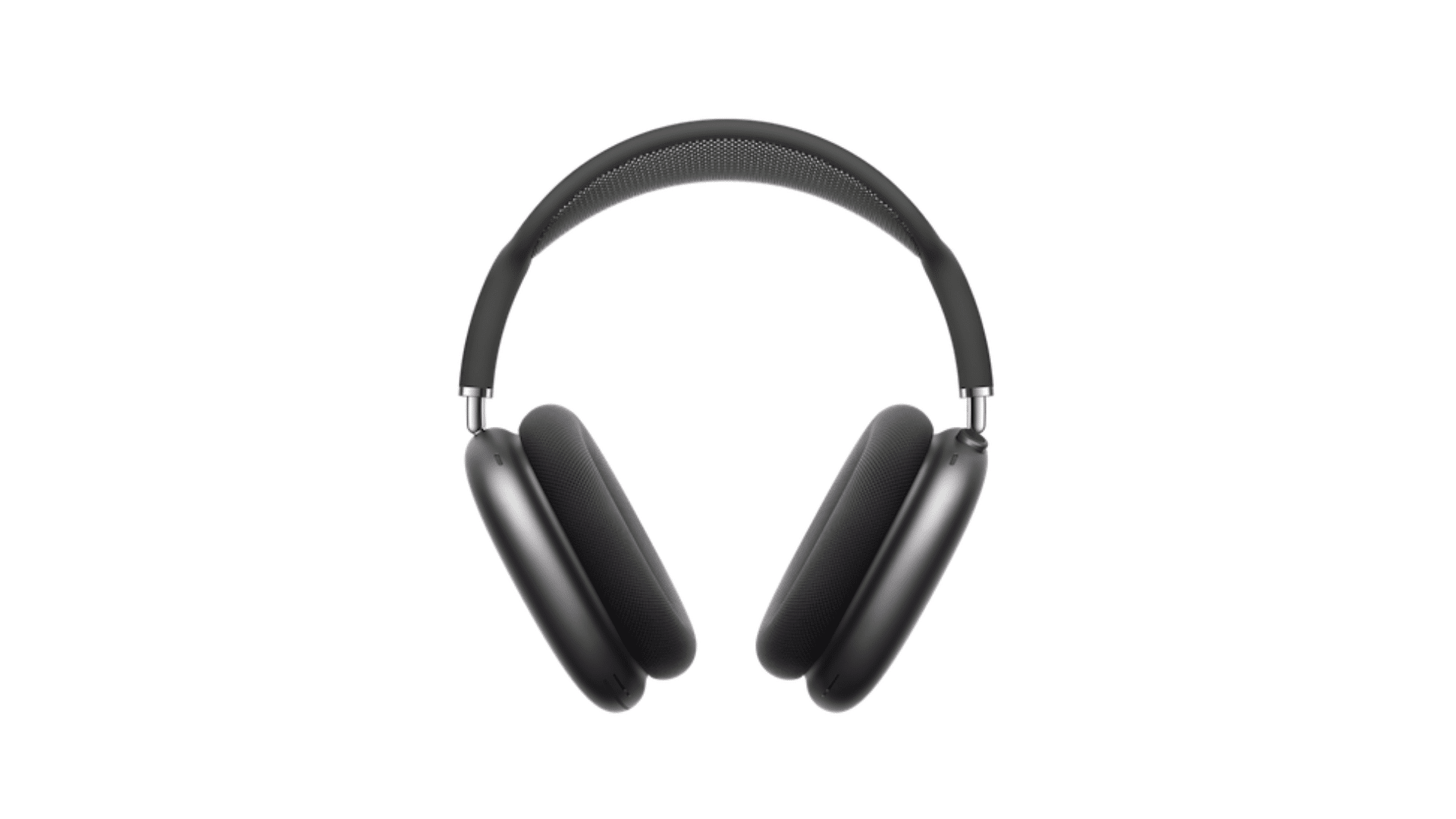 first generation apple airpods max headphones seen on clean white background in a simple clear product display