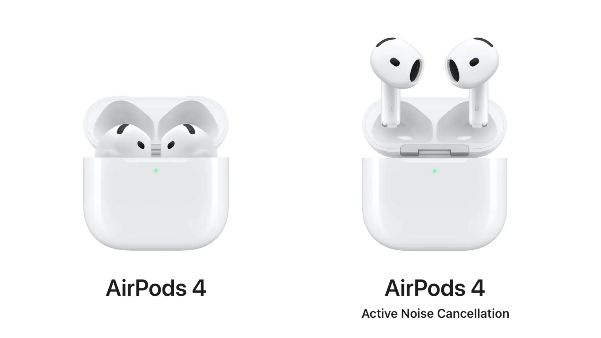 fourth generation apple airpods with charging case shown on clean white background in a simple product display