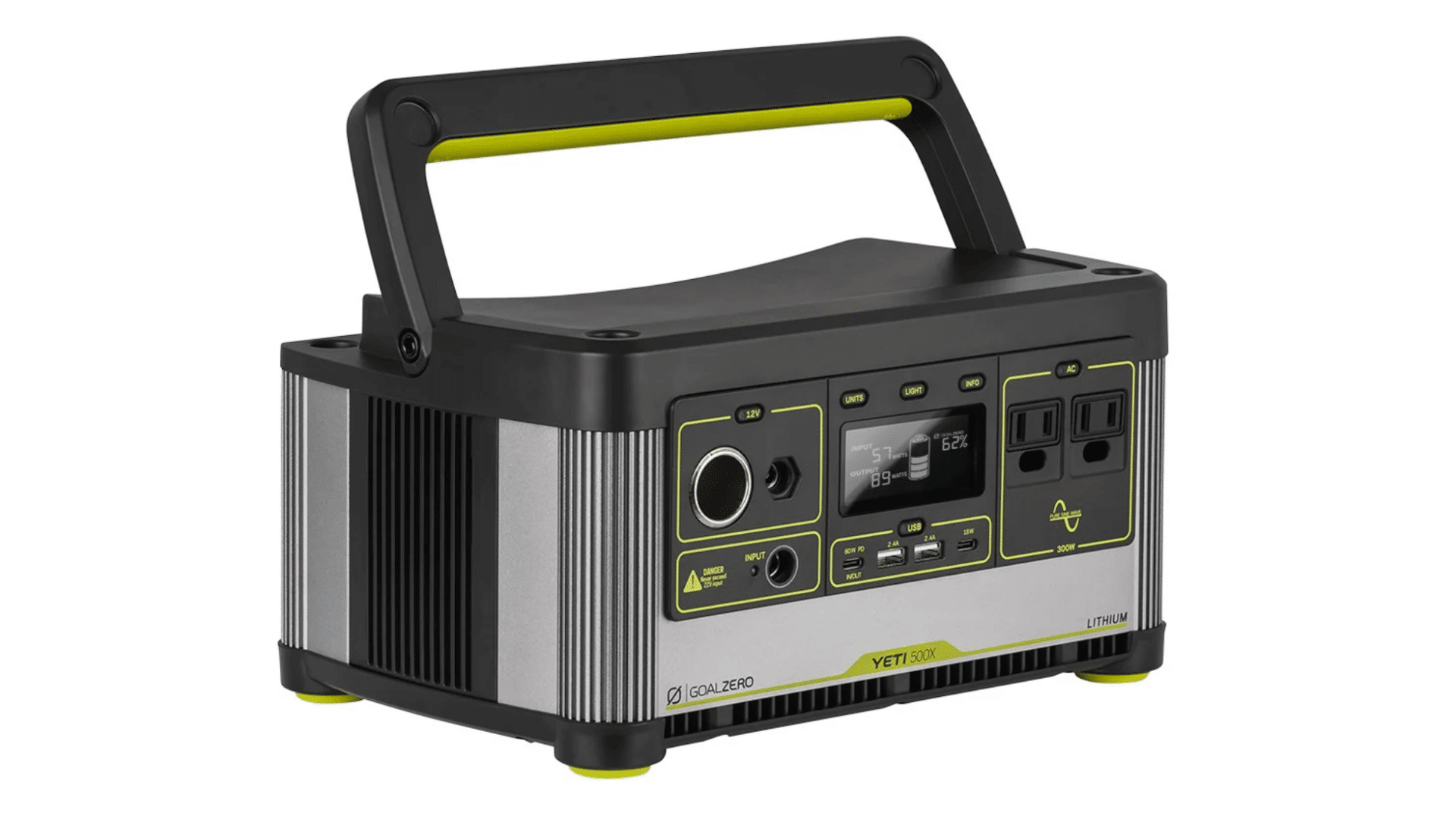 goal zero yeti 500x portable power station for charging devices during camping and outdoor trips