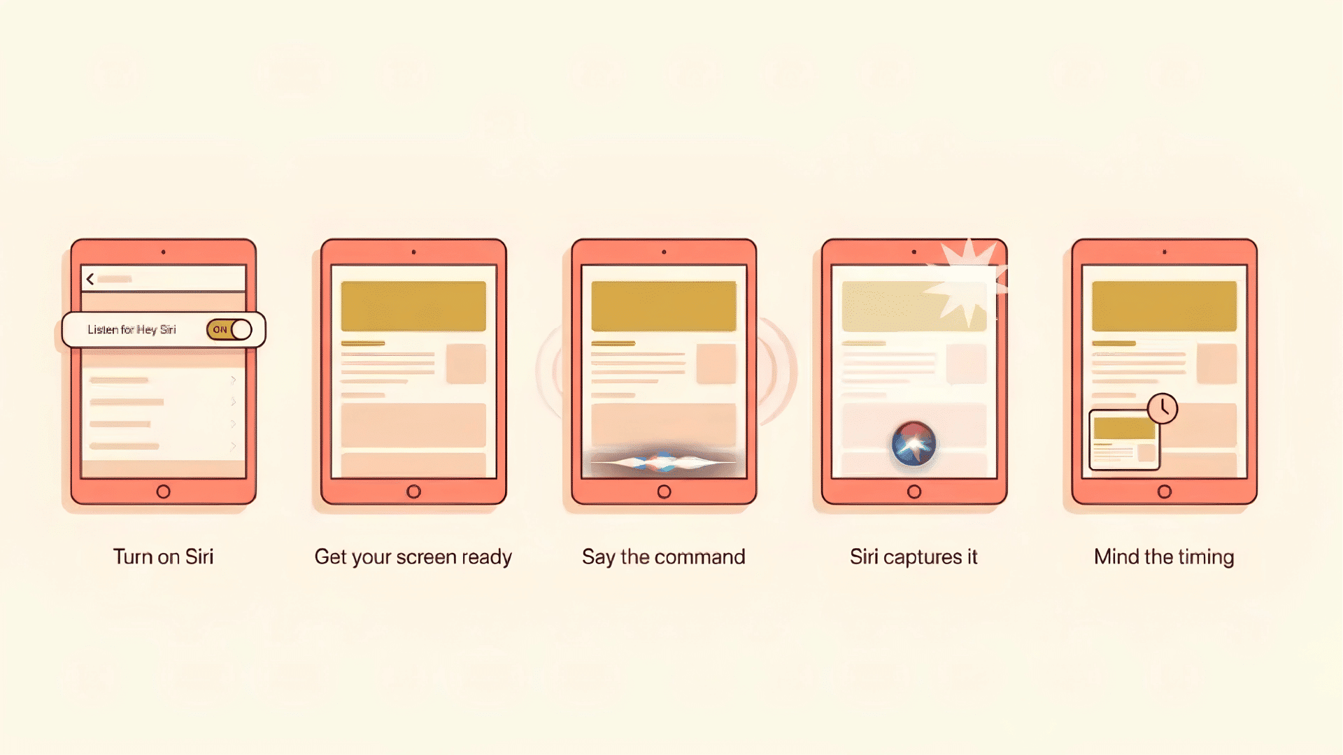 using a hey siri voice command to take a screenshot on an ipad hands-free